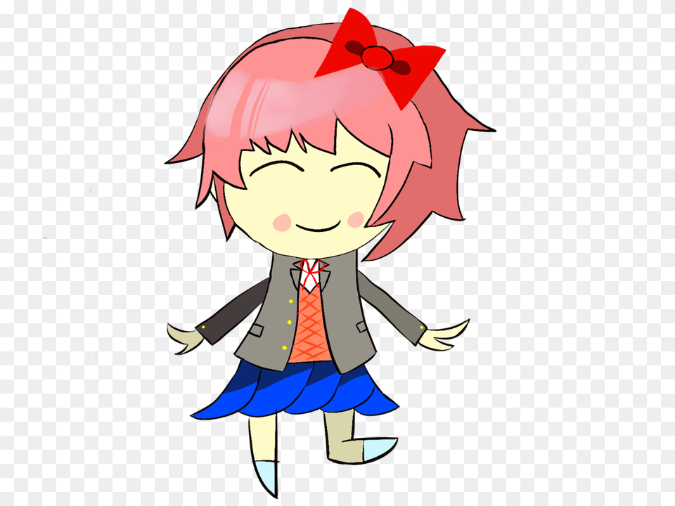 Chibi Sayori, Book, Comics, Publication, Baby Png Image