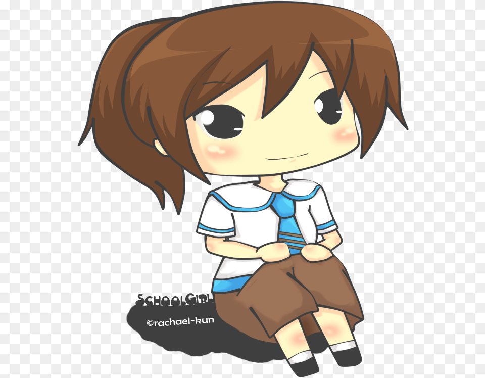 Chibi School Boy Chibi School Boy And Girl, Book, Comics, Publication, Baby Free Png