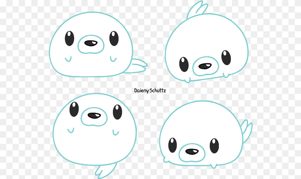 Chibi Seal, Art, Drawing, Animal, Sea Life Free Transparent Png