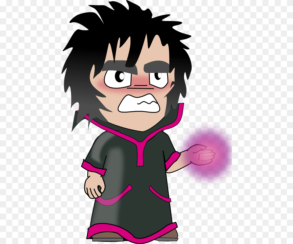 Chibi Sorcerer, Book, Comics, Publication, Purple Free Transparent Png