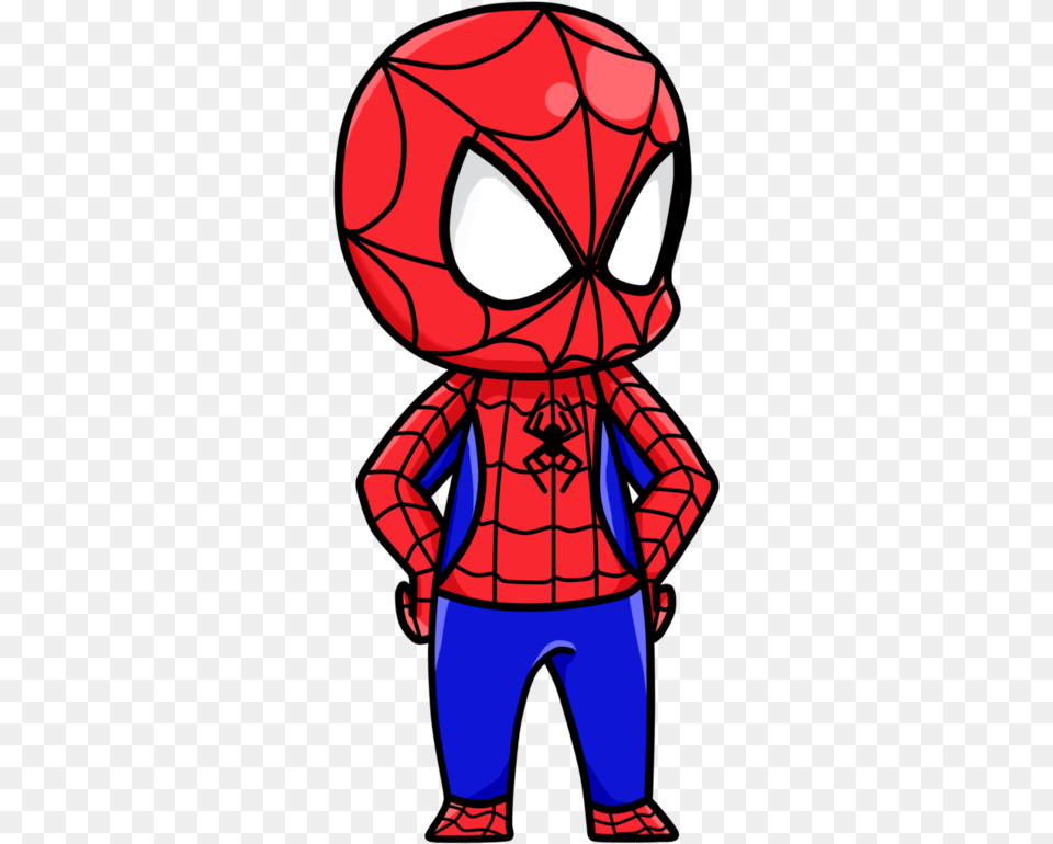Chibi Spiderman Spider Man, Book, Comics, Publication, Person Png Image
