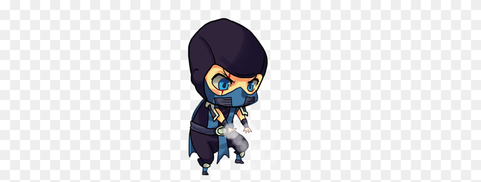 Chibi Sub Zero My Guilty Pleasures Chibi, Baby, Person, Cleaning Free Png