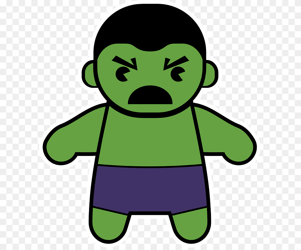 Chibi Superhero Hd, Green, Baby, Person Free Png Download