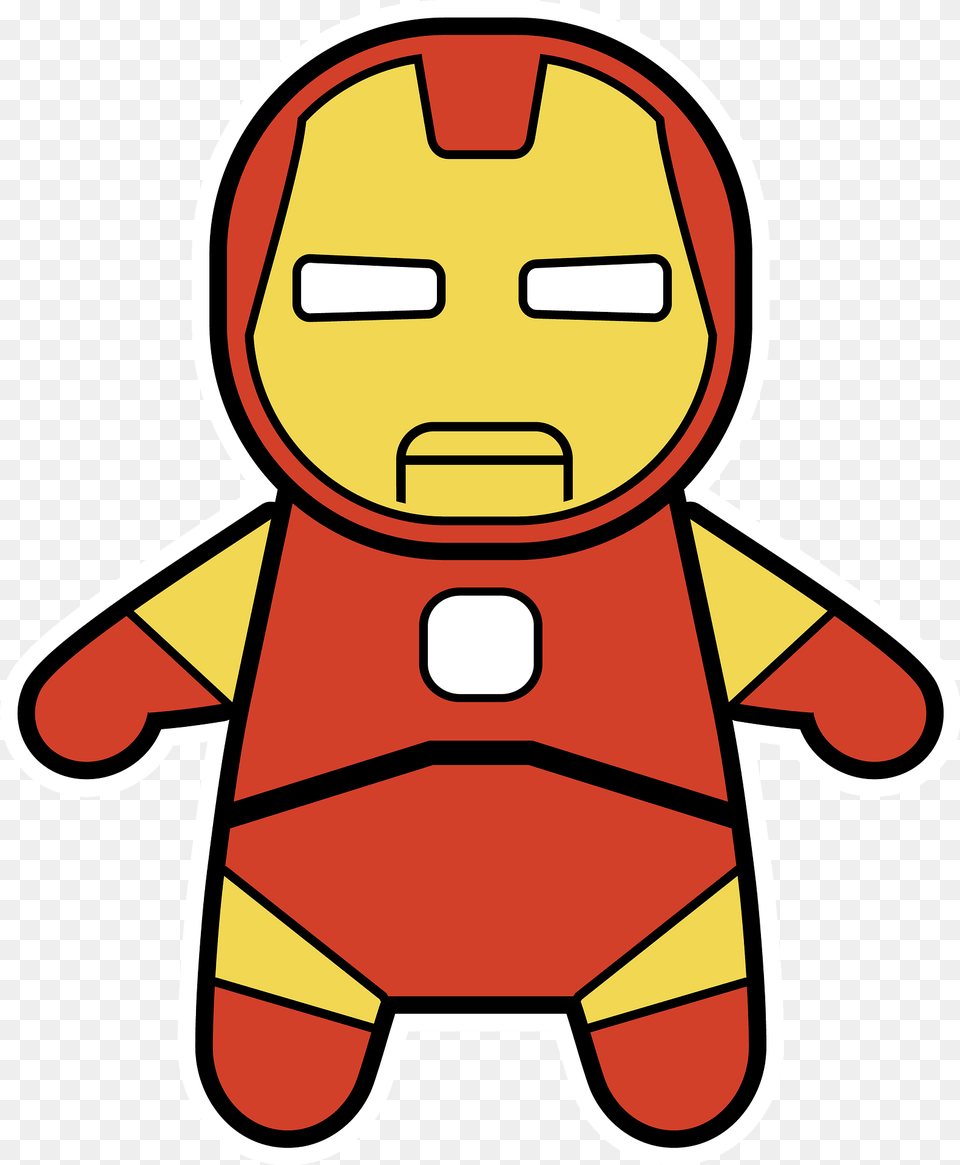 Chibi Superhero Iron Man Clipart, Plush, Toy, Dynamite, Weapon Png Image