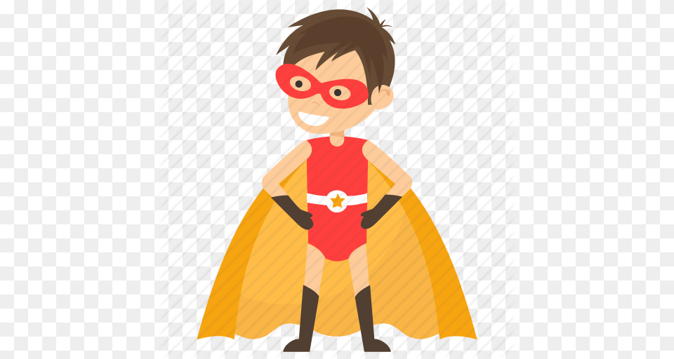 Chibi Superman Child Superhero Comic Superhero Superhero, Cape, Clothing, Baby, Person Free Transparent Png
