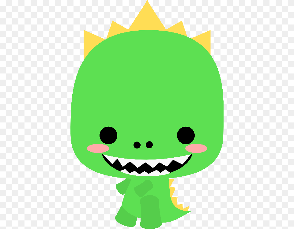 Chibi T Rex, Green, Plush, Toy Png Image