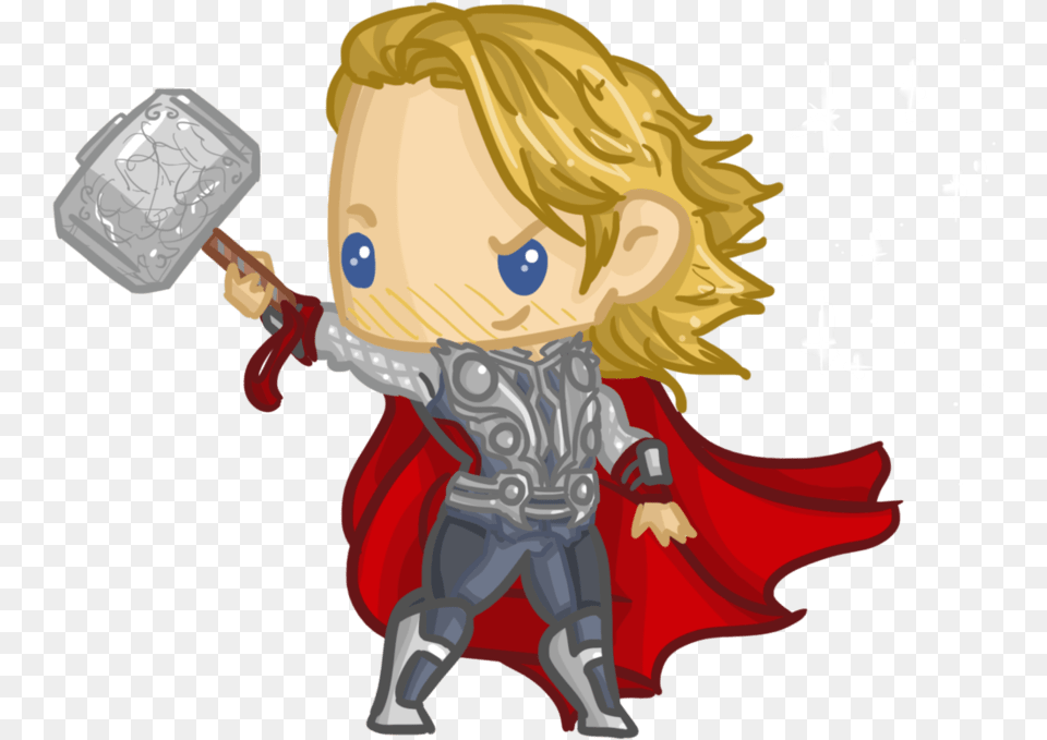 Chibi Thor Pictures And Ideas On Stem Education Caucus Thor Cartoon, Baby, Person, Book, Comics Png