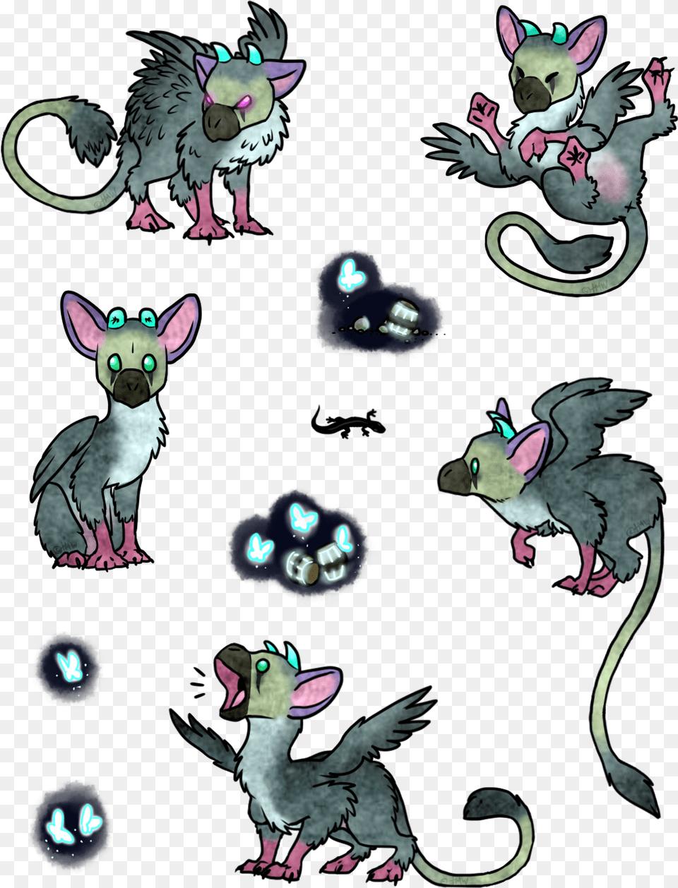 Chibi Trico The Last Guardian, Animal, Bird, Mammal, Pig Png Image