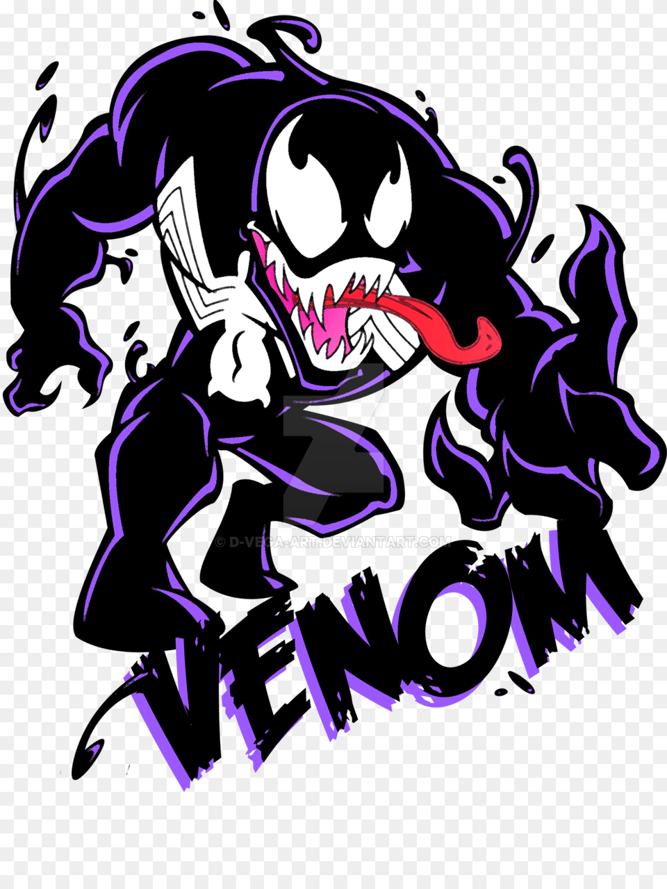 Chibi Venom, Art, Graphics, Person, Face Free Png