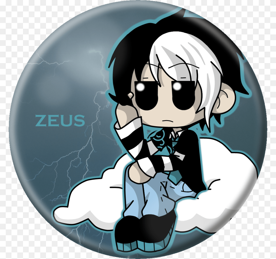 Chibi Zeus By Cazuuki Chibi Greek Gods And Goddesses, Baby, Book, Comics, Person Png Image