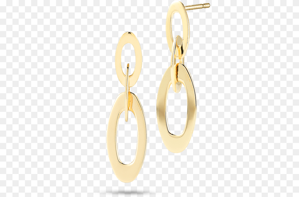 Chic And Shine Petite Link Earrings Earrings, Accessories, Earring, Jewelry, Gold Free Transparent Png