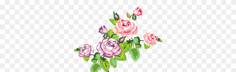 Chic Flower Cliparts, Art, Graphics, Plant, Rose Free Transparent Png