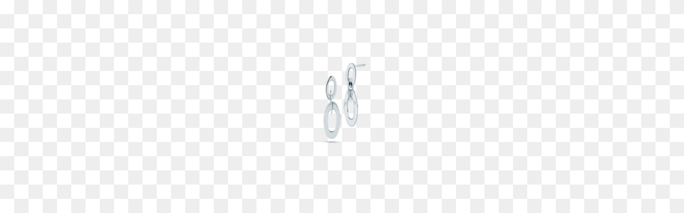 Chic Shine White Gold Mini Oval Link Earrings Diamond Shoal, Accessories, Earring, Jewelry, Text Free Png Download