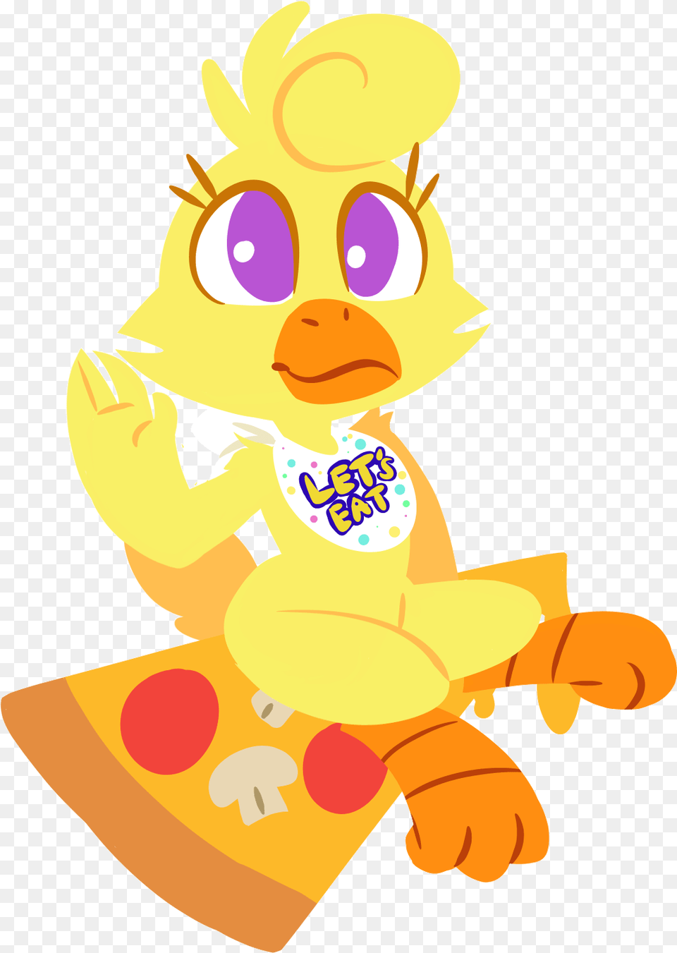 Chica Chibi Animated By Marie Mike Freddy S Five Nights Chica Animated, Baby, Person, Cartoon, Food Free Png