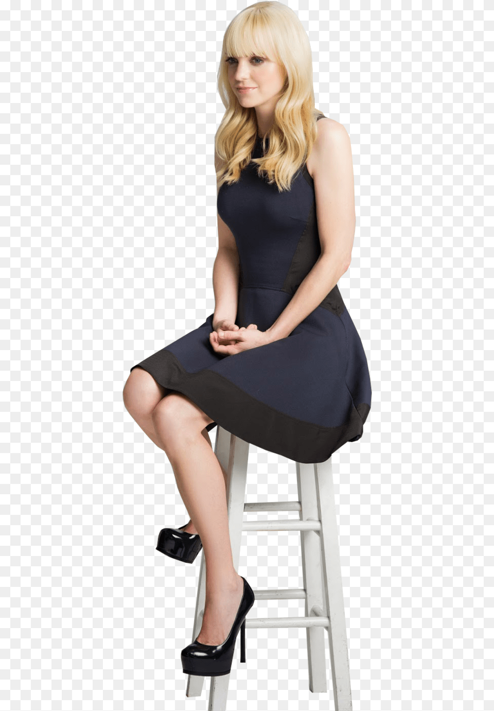 Chica Sentada Mujer Anna Faris Legs, Adult, Shoe, Person, High Heel Free Png
