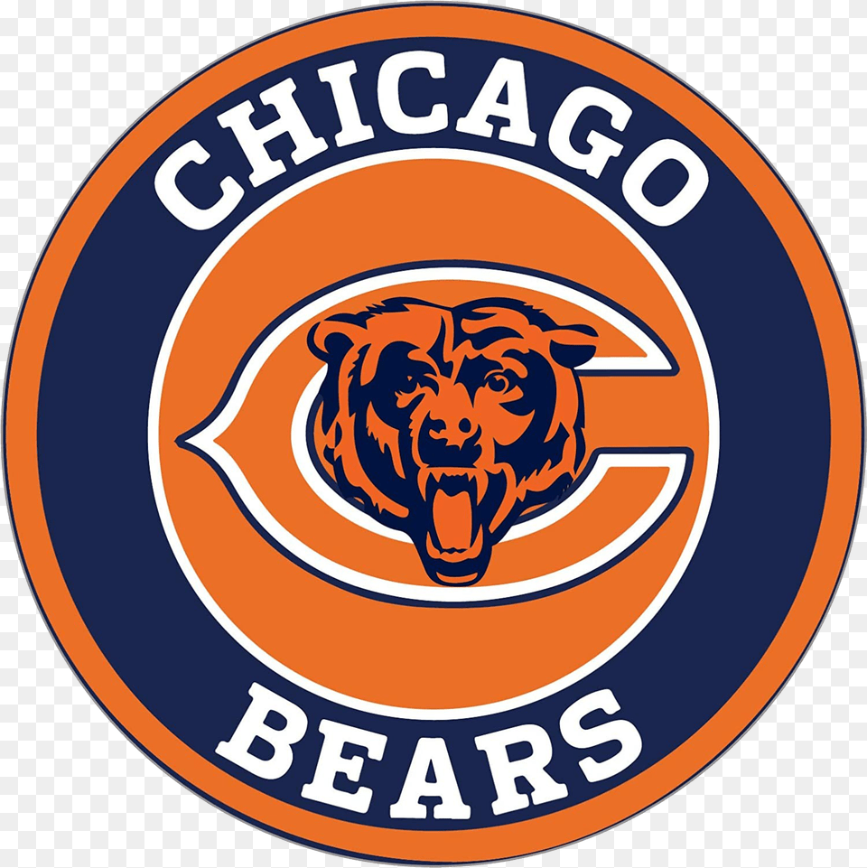 Chicago Bears Background Chicago Bears, Logo, Badge, Symbol, Animal Free Png