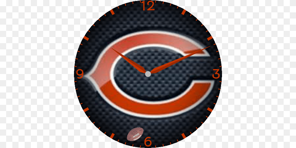 Chicago Bears Chicago Bears 2010 Champs, Clock, Analog Clock, Wall Clock Free Png Download