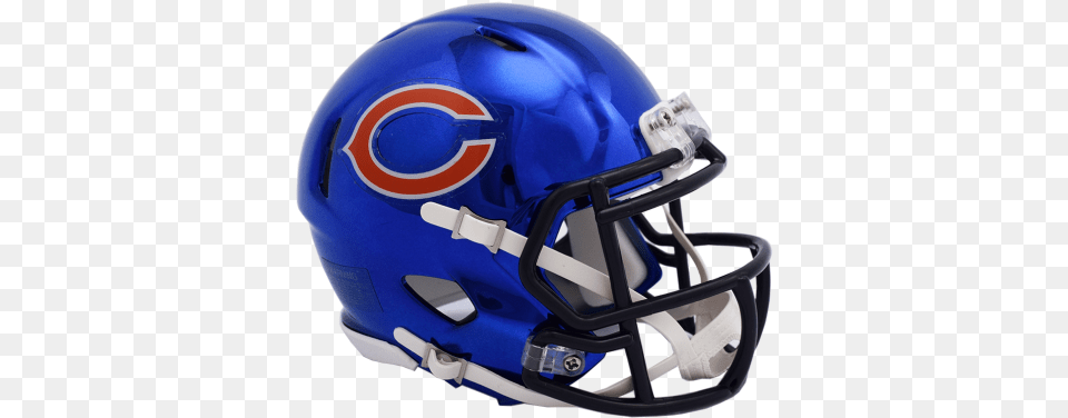 Chicago Bears Chrome Mini Speed Replica American Football Team Helmets, American Football, Football Helmet, Helmet, Sport Free Png