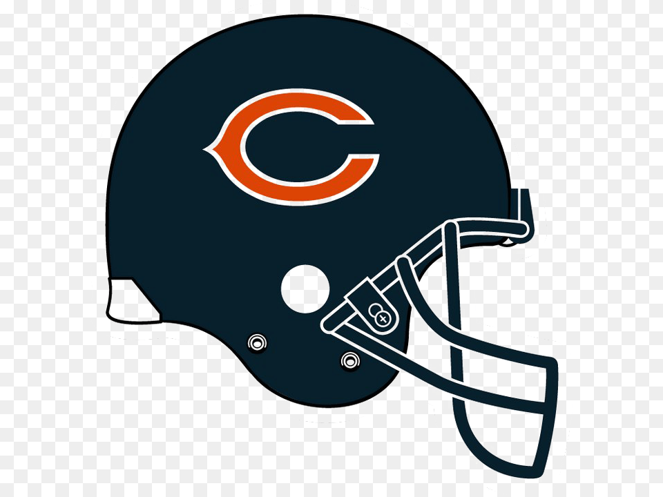 Chicago Bears Clipart Background Clip Art Chicago Bears Helmet, American Football, Football, Person, Playing American Football Free Png Download