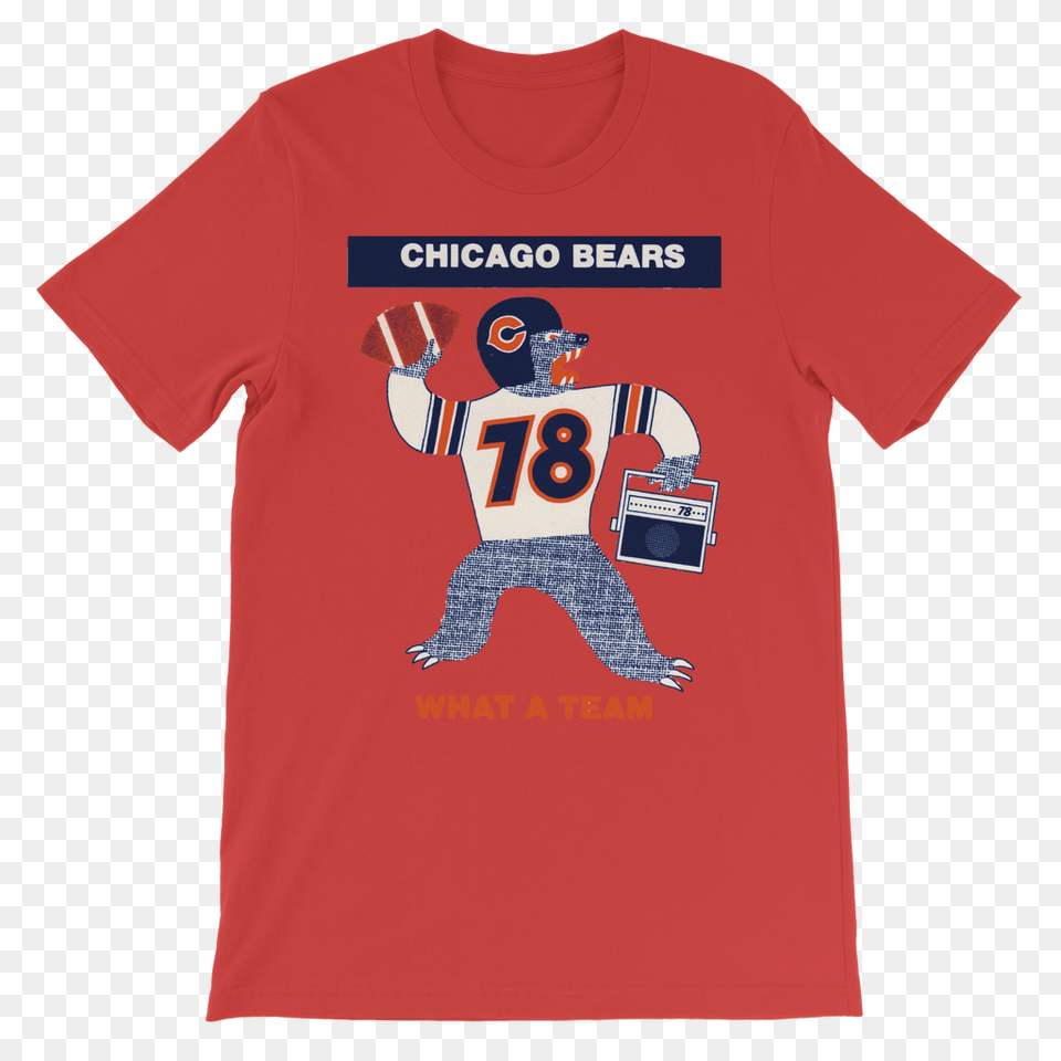 Chicago Bears Football Ufeffpremium Kids T Shirt Coolstub, Clothing, T-shirt, Baby, Person Png Image