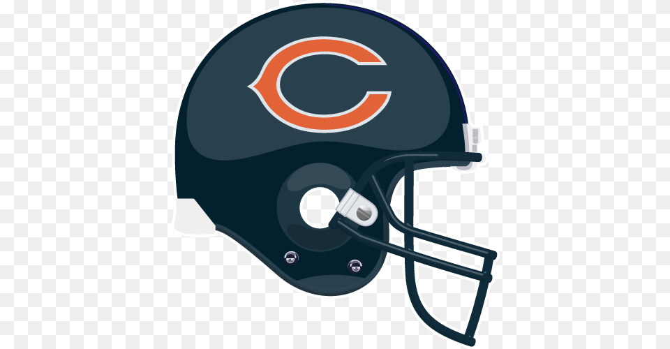 Chicago Bears Helmet Clip Art, American Football, Football, Person, Playing American Football Free Png Download