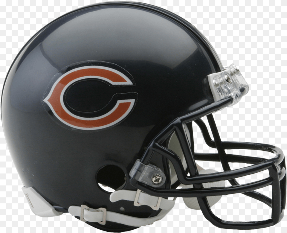 Chicago Bears Helmet Football, American Football, Football Helmet, Sport, Person Png Image