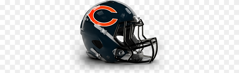 Chicago Bears Helmet Transparent Carolina Panthers New Helmet, American Football, Football, Football Helmet, Sport Png Image
