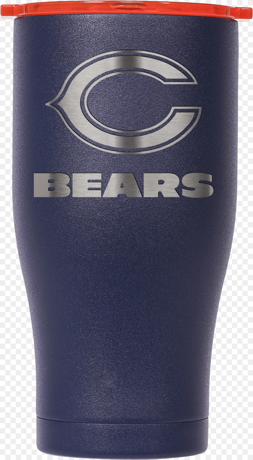 Chicago Bears Navyorange Etched Chaser 27oz Chicago Bears, Steel, Bottle, Tape, Can Png Image