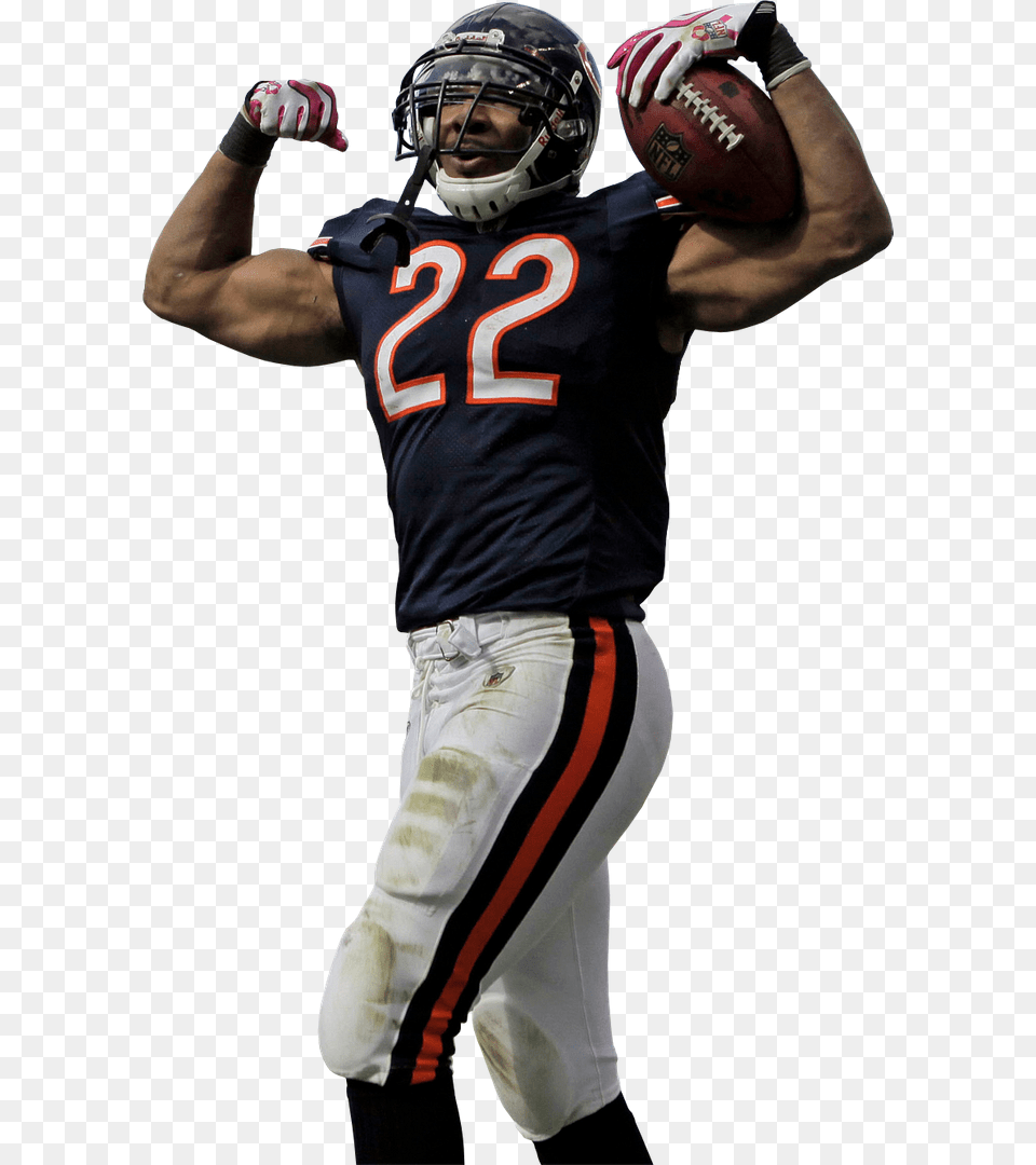 Chicago Bears Player, Helmet, Sport, American Football, Playing American Football Free Png Download