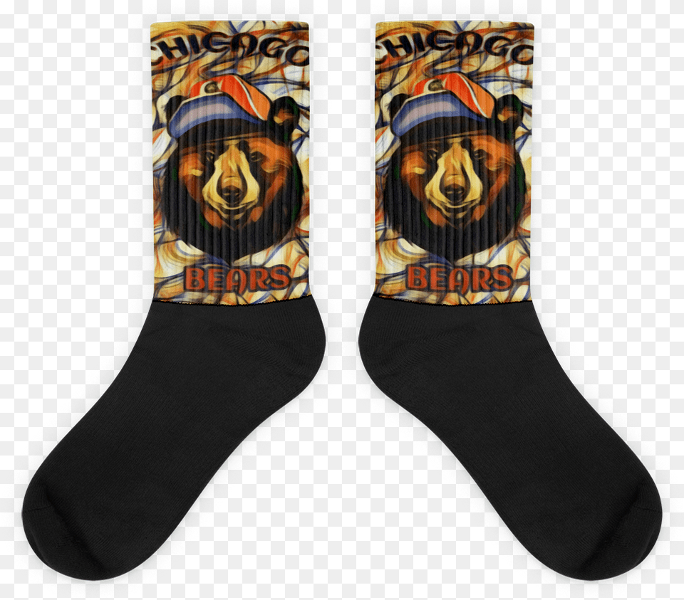 Chicago Bears Socks, Animal, Mammal, Lion, Wildlife Free Transparent Png