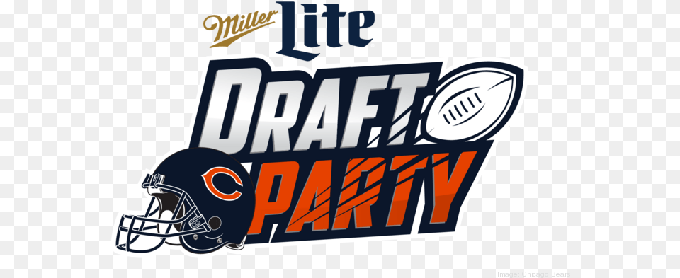 Chicago Bears Still Planning Nfl Draft Party Football Helmet, American Football, Person, Playing American Football, Sport Free Transparent Png