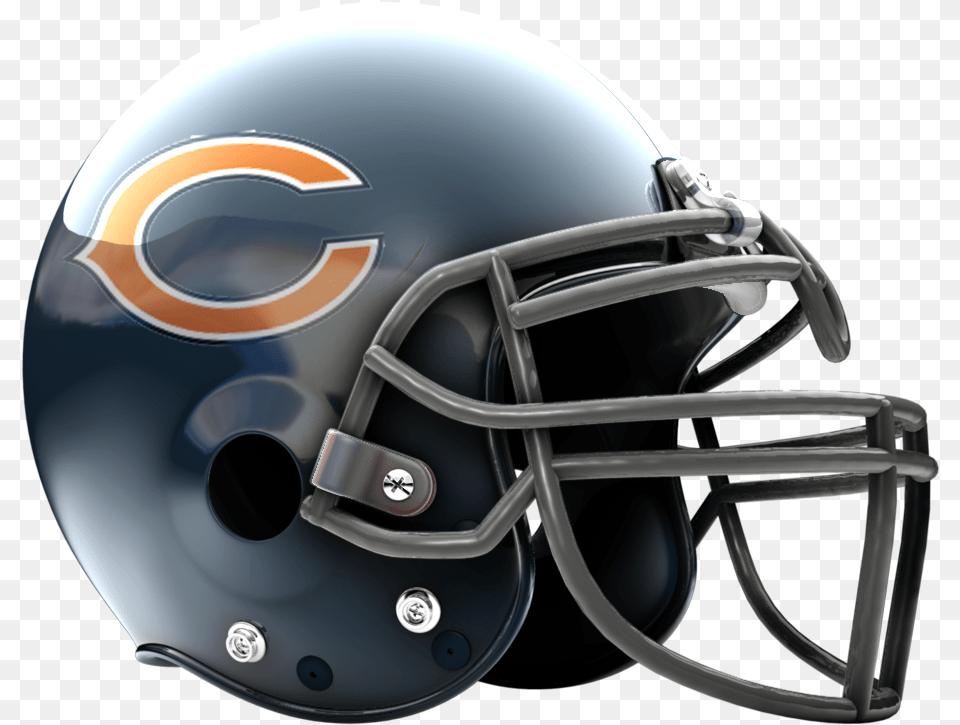 Chicago Bears Vs Football Helmet Template, American Football, Football Helmet, Sport, Person Free Transparent Png