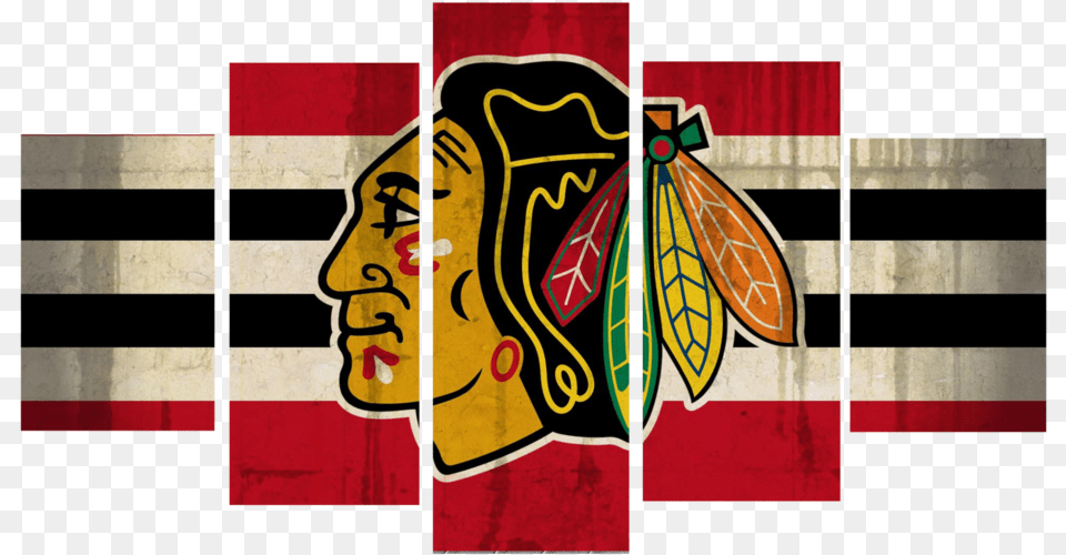 Chicago Blackhawks, Art, Modern Art, Person, Painting Png