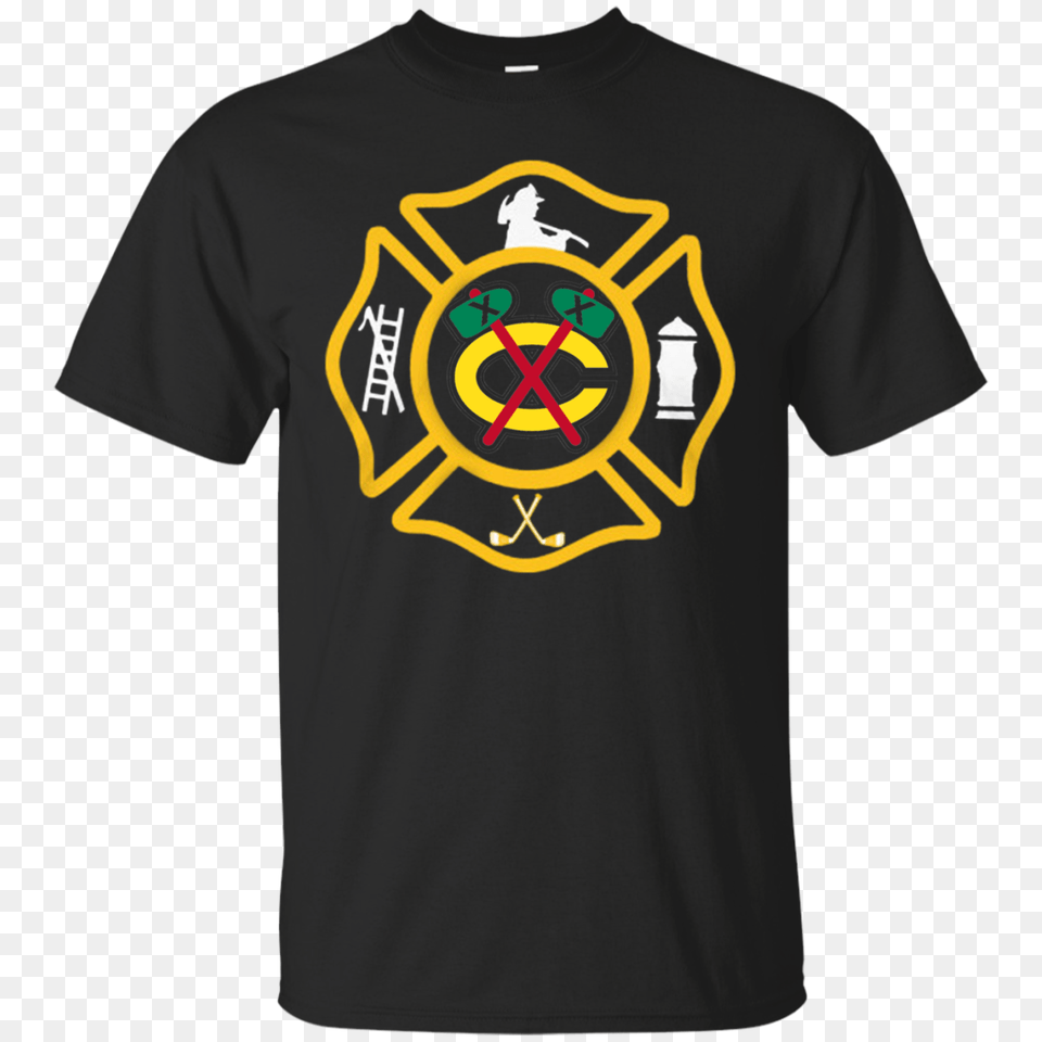 Chicago Blackhawks Firefighter Shirts Chicago Blackhawks Logo, Clothing, T-shirt, Darts, Game Free Transparent Png
