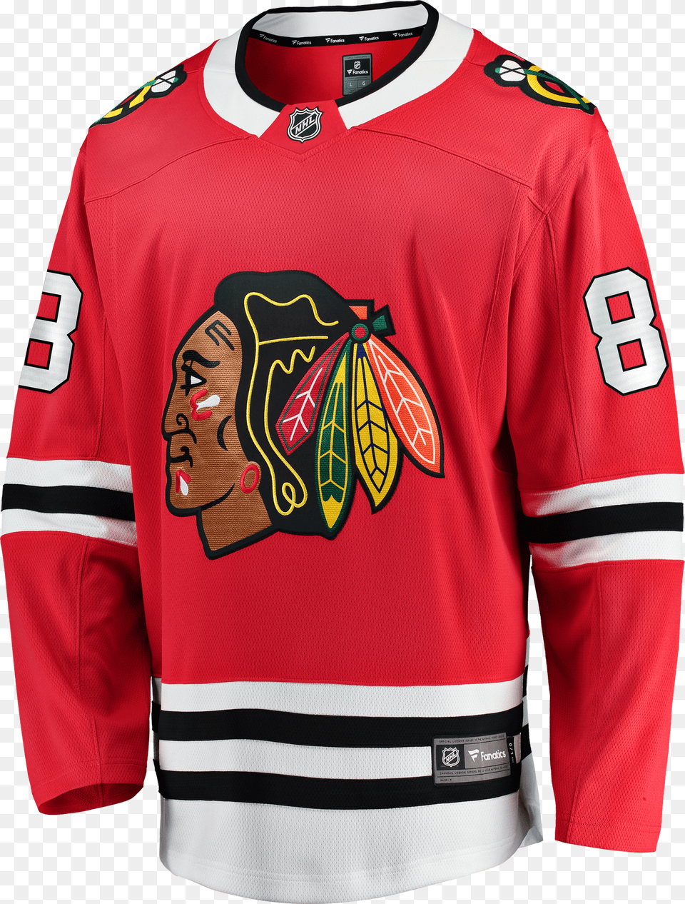 Chicago Blackhawks Jersey, Clothing, Shirt, Sweater, Knitwear Free Png