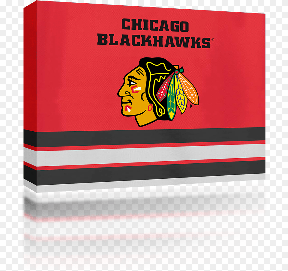 Chicago Blackhawks Logo 1 Chicago Blackhawks, Advertisement, Book, Publication, Poster Png Image