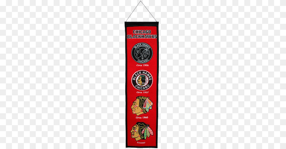 Chicago Blackhawks Logo Evolution Heritage Banner, Incense, Baby, Person, Dynamite Free Transparent Png