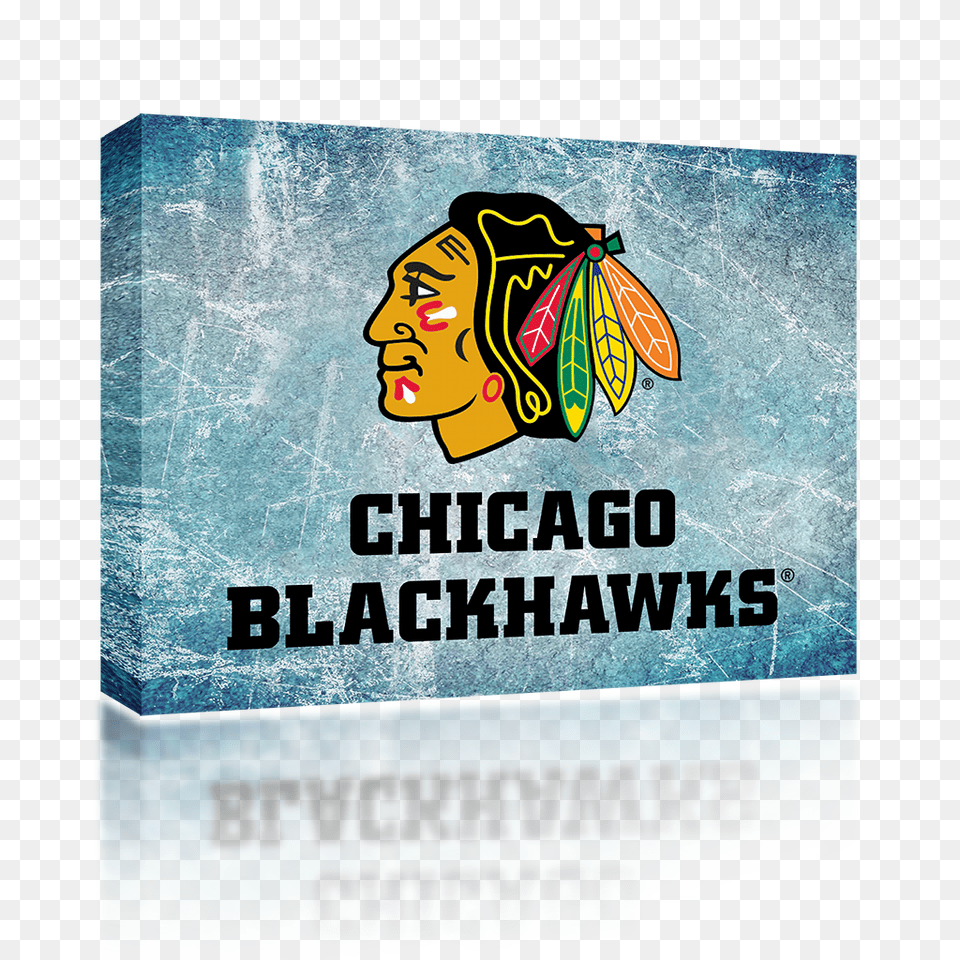 Chicago Blackhawks Logo Onsia Sound Art, Advertisement, Poster, Face, Head Free Png Download