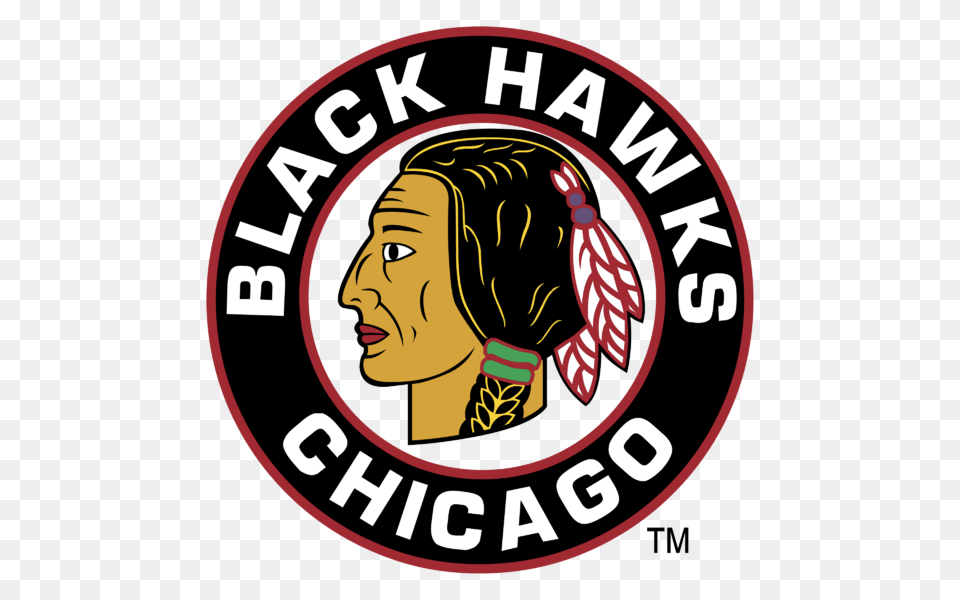 Chicago Blackhawks Logo Transparent Vector, Face, Head, Person, Baby Free Png Download