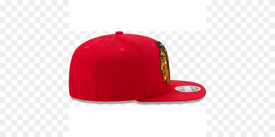 Chicago Blackhawks Red Logo Grand New Era 9fifty Right Lacoste Live Baseball Cap, Baseball Cap, Clothing, Hat Free Transparent Png