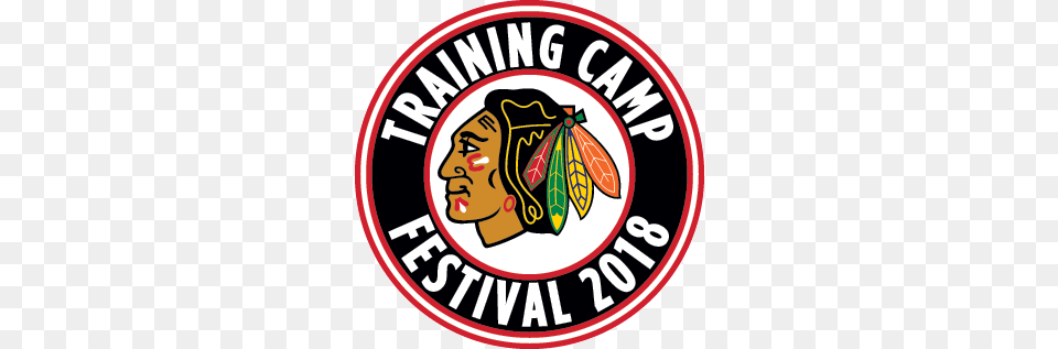 Chicago Blackhawks Training Camp Festival Chicago Events, People, Person, Logo, Face Free Png