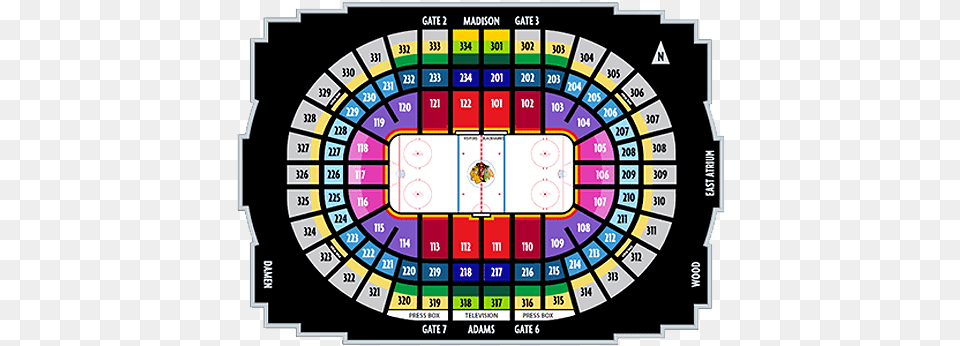 Chicago Blackhawks Vs New Jersey Devils In 1901 Chicago Blackhawks Seating Chart, Scoreboard Png Image