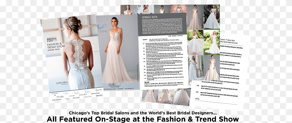 Chicago Bridal Runway Fashion Show Sponsors Chicago, Formal Wear, Wedding Gown, Clothing, Dress Png Image