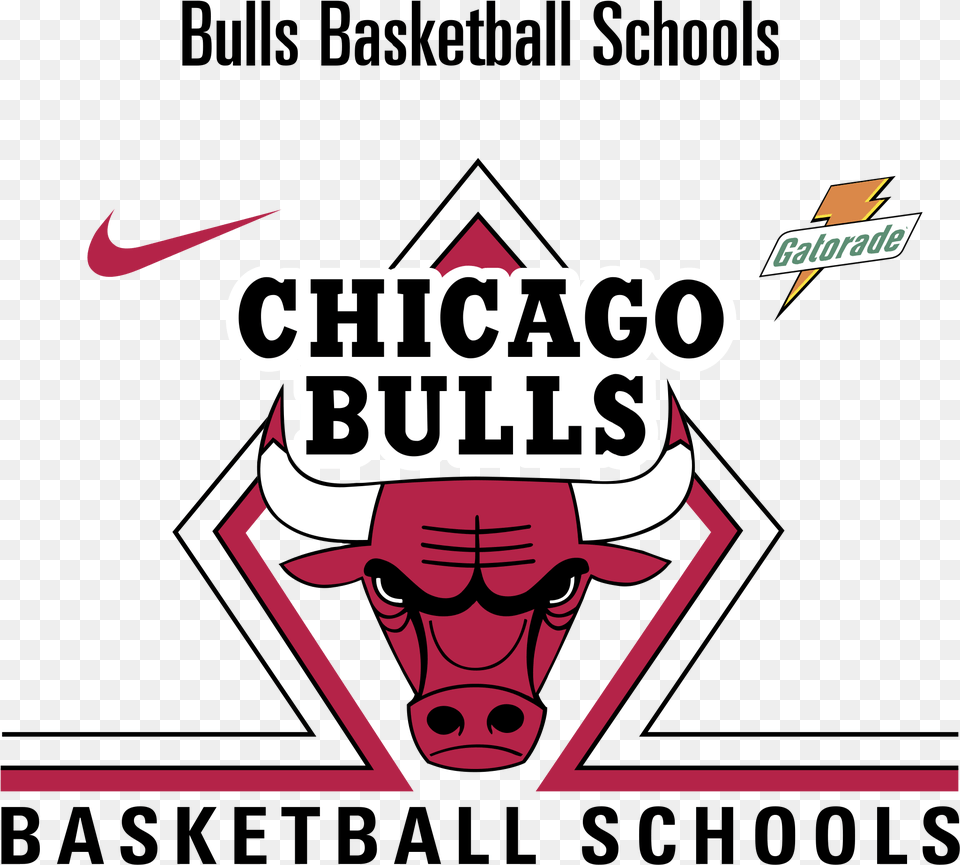 Chicago Bulls, Sticker, Logo, Advertisement, Poster Free Transparent Png