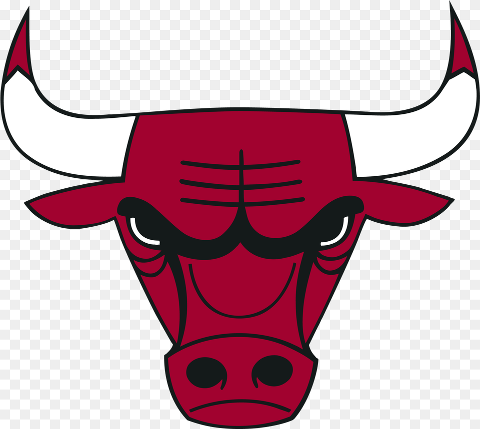 Chicago Bulls Emblem Chicago Bulls, Animal, Bull, Mammal, Cattle Png Image