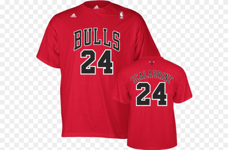 Chicago Bulls Jersey, Clothing, Shirt, T-shirt Png Image