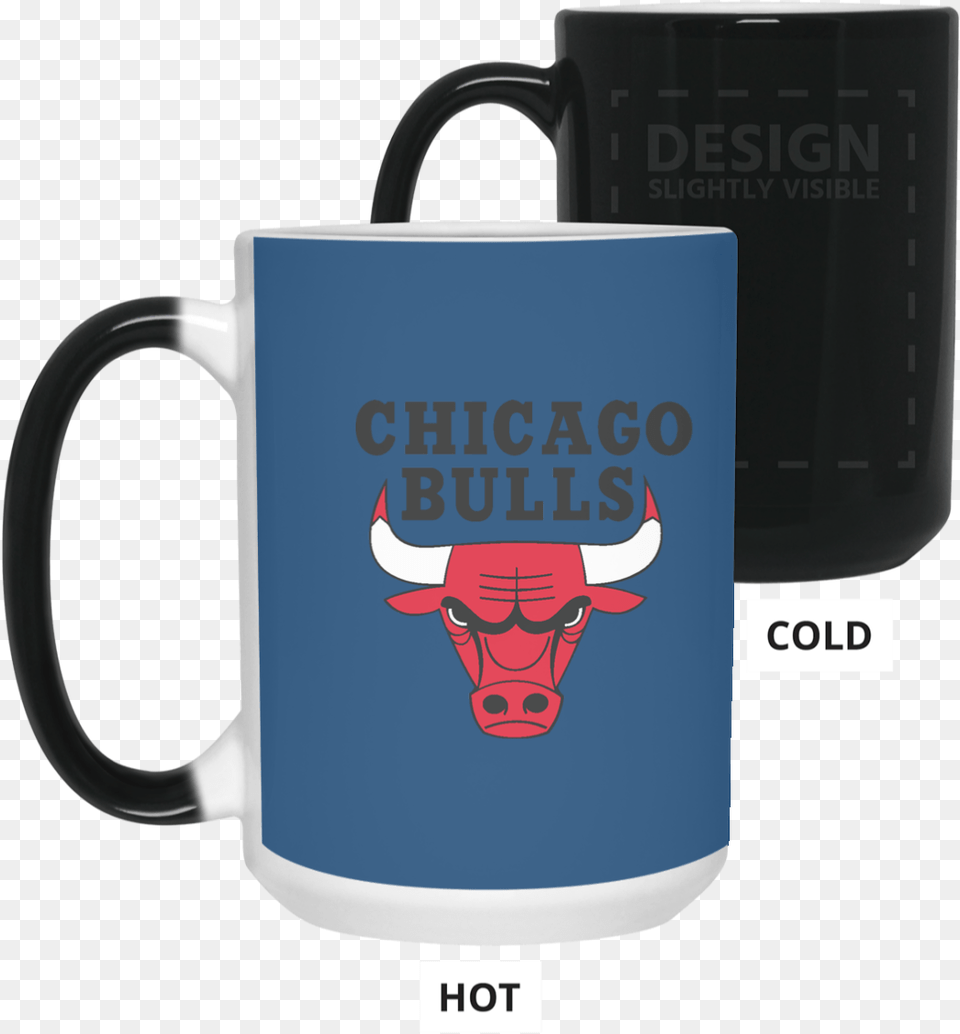 Chicago Bulls Logo Basketball Cups 15 Oz Color Changing Mug Mug, Cup, Beverage, Coffee, Coffee Cup Free Png Download