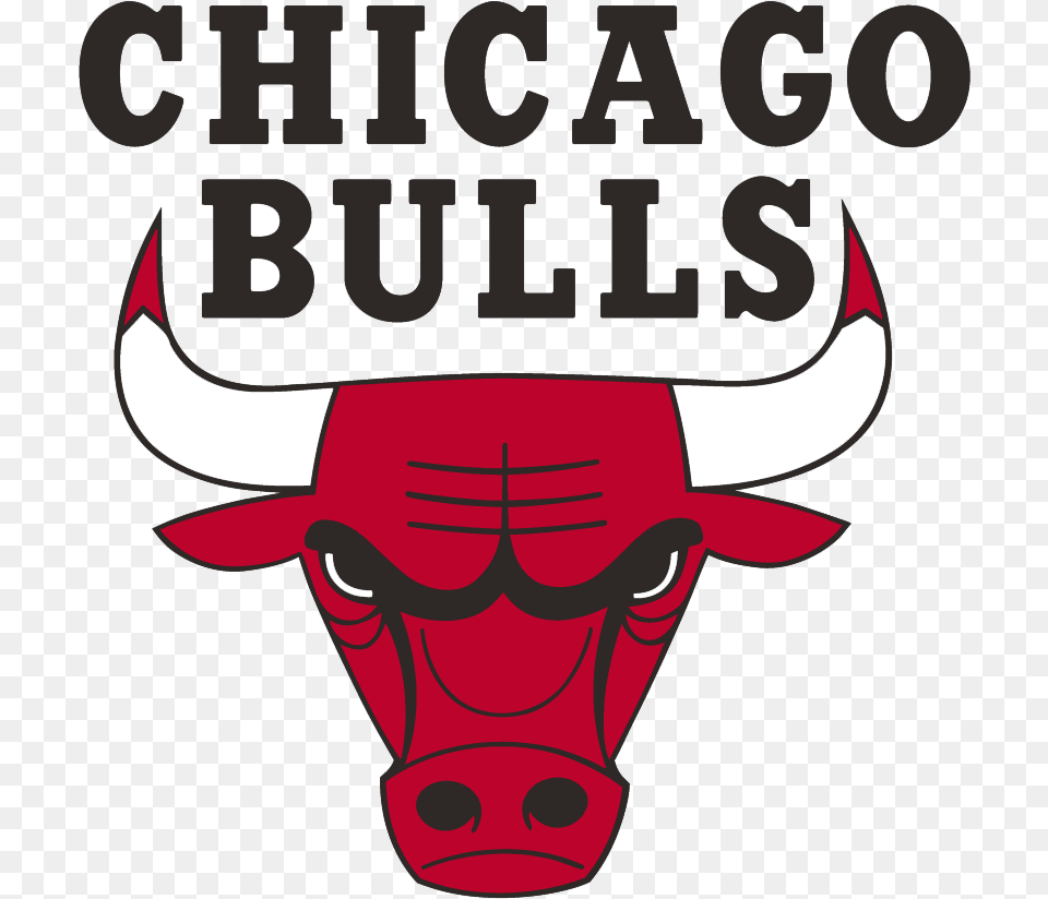 Chicago Bulls Logo Nba Nba Chicago Bulls Logo, Animal, Bull, Mammal, Weapon Free Png Download