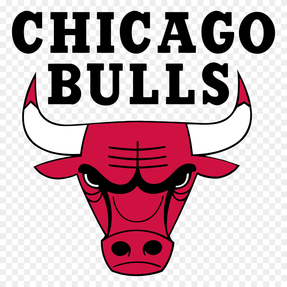 Chicago Bulls Logo Transparent Vector, Animal, Bull, Mammal, Fish Free Png Download