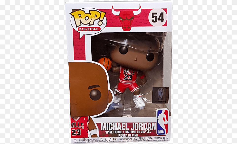 Chicago Bulls Michael Jordan Funko Pop Gold, Advertisement, Poster, Person, Male Png